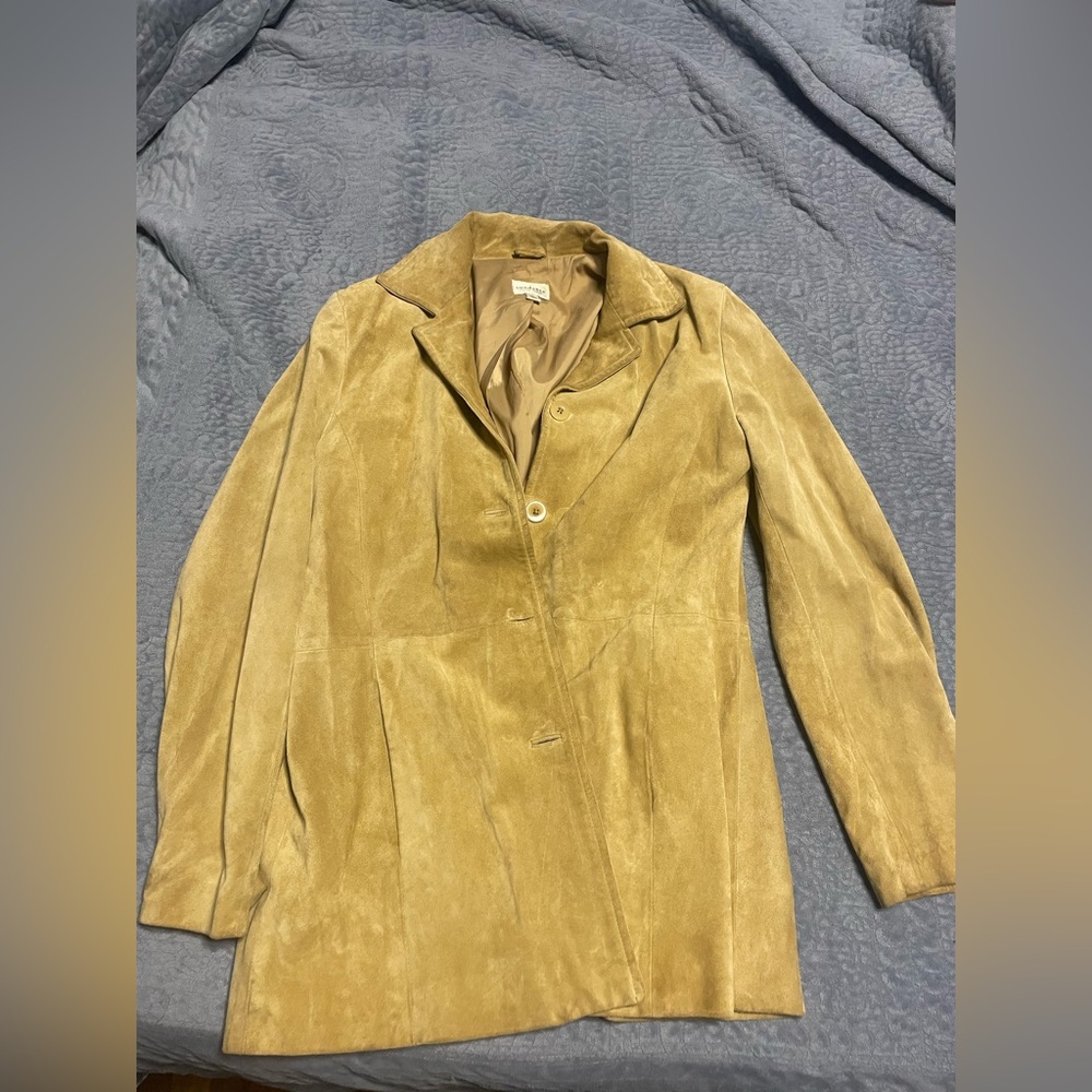 Sundance Tan Suede Leather Jacket